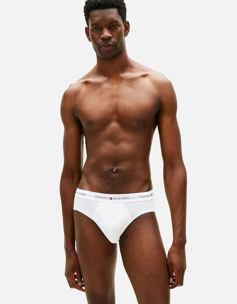 3-Pack Signature Cotton Briefs, Red/White/Navy