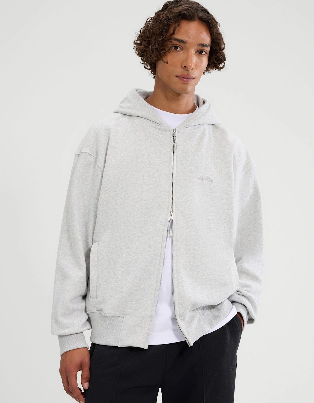 Kalvini FZ Hoody - Light Grey Marl
