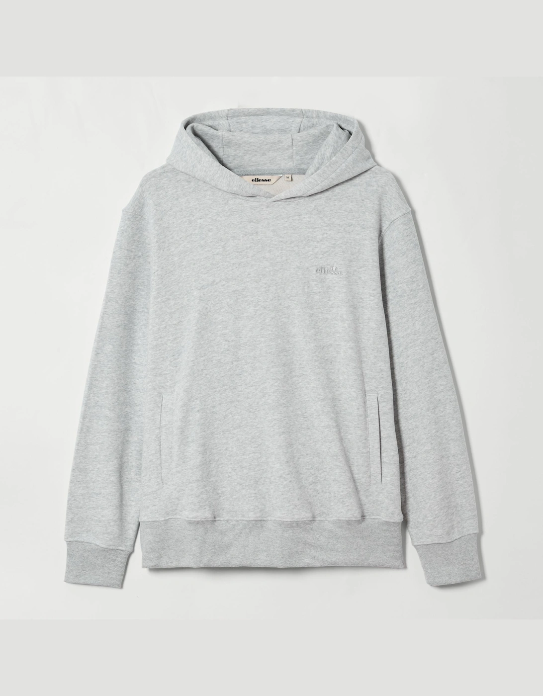 Ellesse Men's Grey Madone Oh Hoody - Light Marl  44 2XL