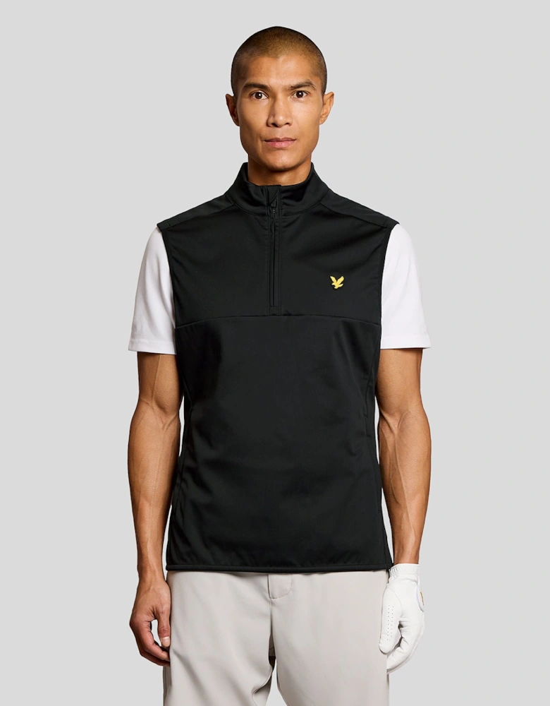 Windproof 1/2 Zip Gilet