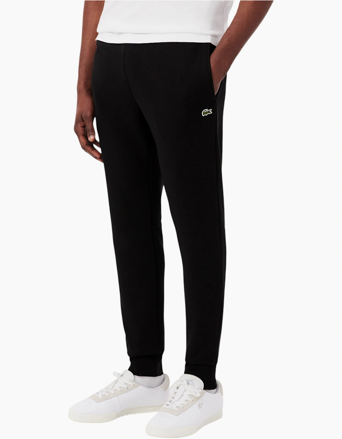 Lacoste Men's Black Sweatpants Slim Fit Joggers Cuffed  37/36/32 Xl