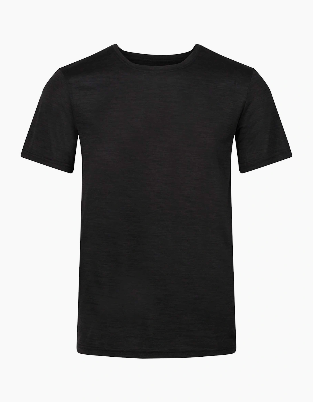 Regatta Men's Black Fingal Edition Marl T-Shirt  40 L