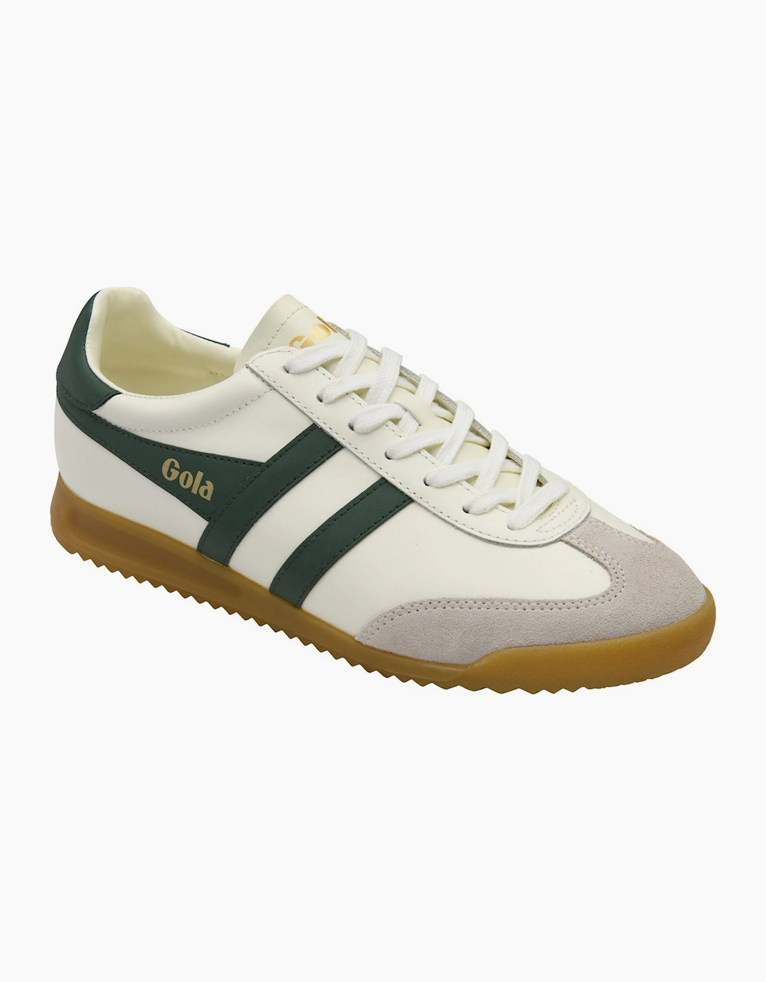Gola Men's White Torpedo Leather Trainers - Size 12