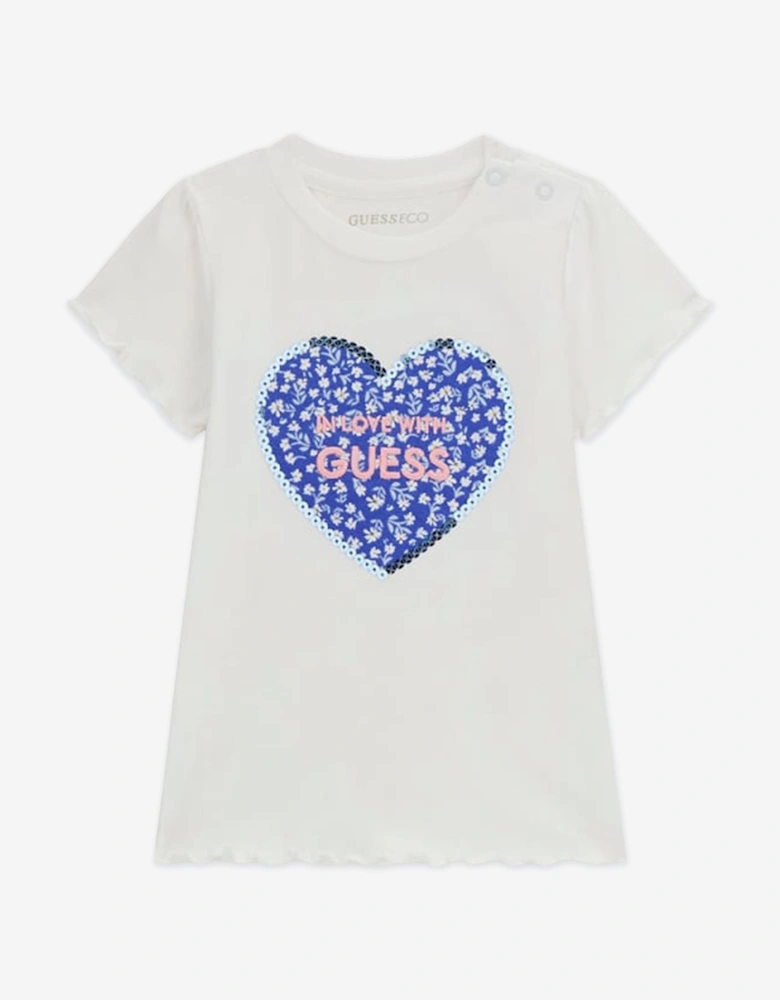 Baby Girls T-Shirt and Capri Leggings Set in Blue