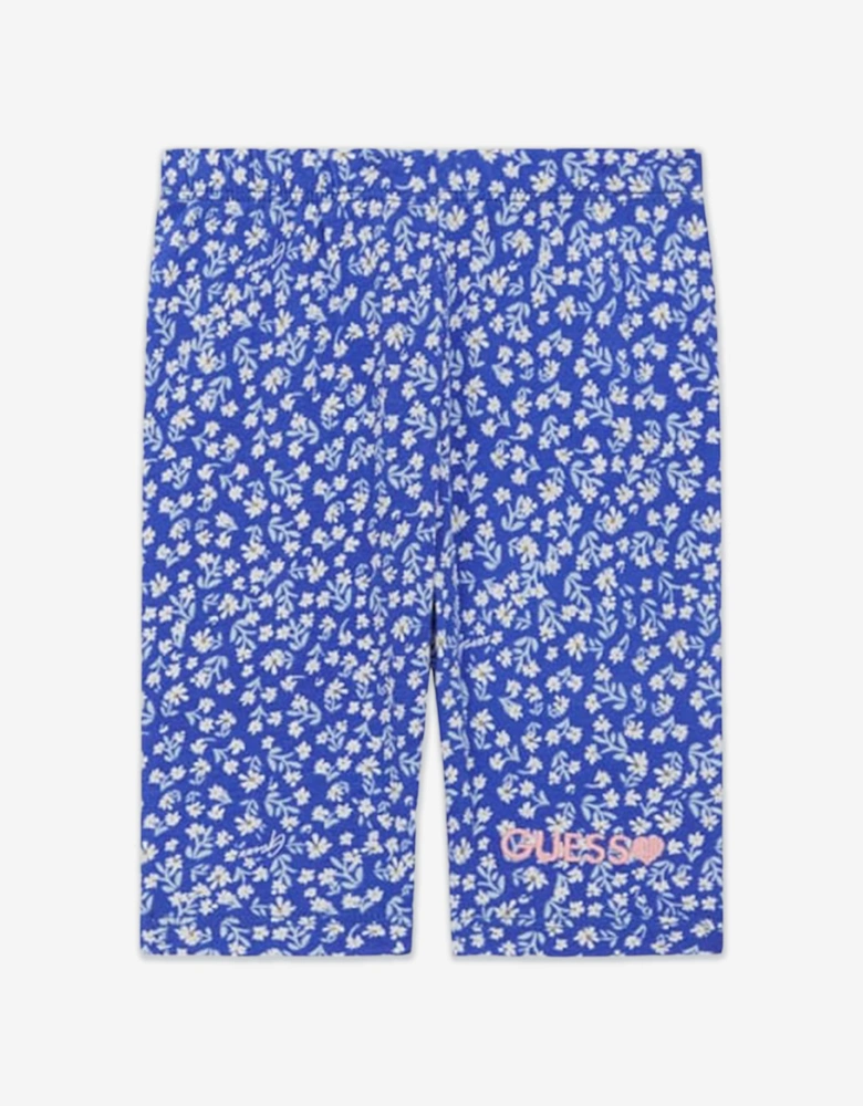 Baby Girls T-Shirt and Capri Leggings Set in Blue