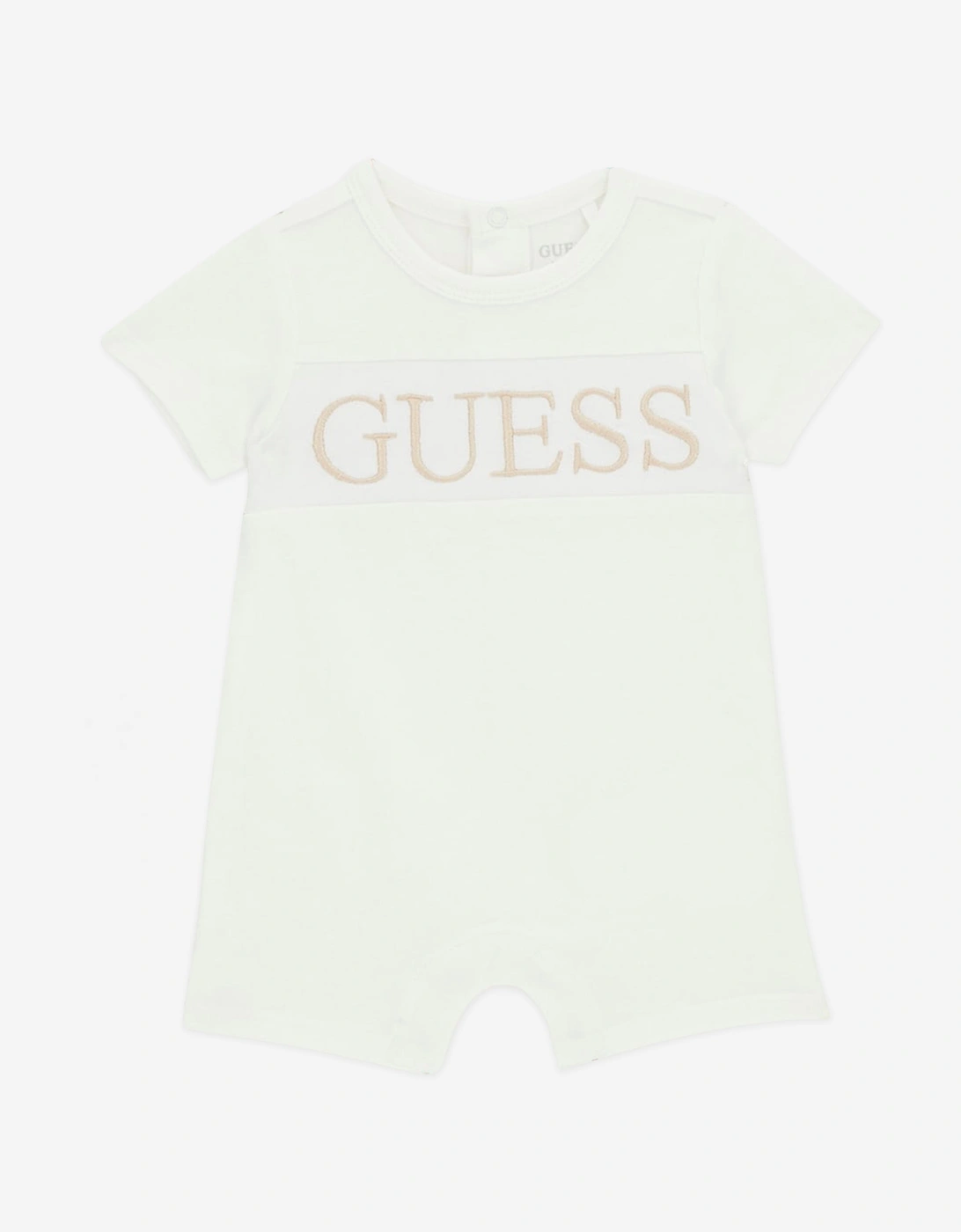 Baby Logo Romper in Ivory, 3 of 2