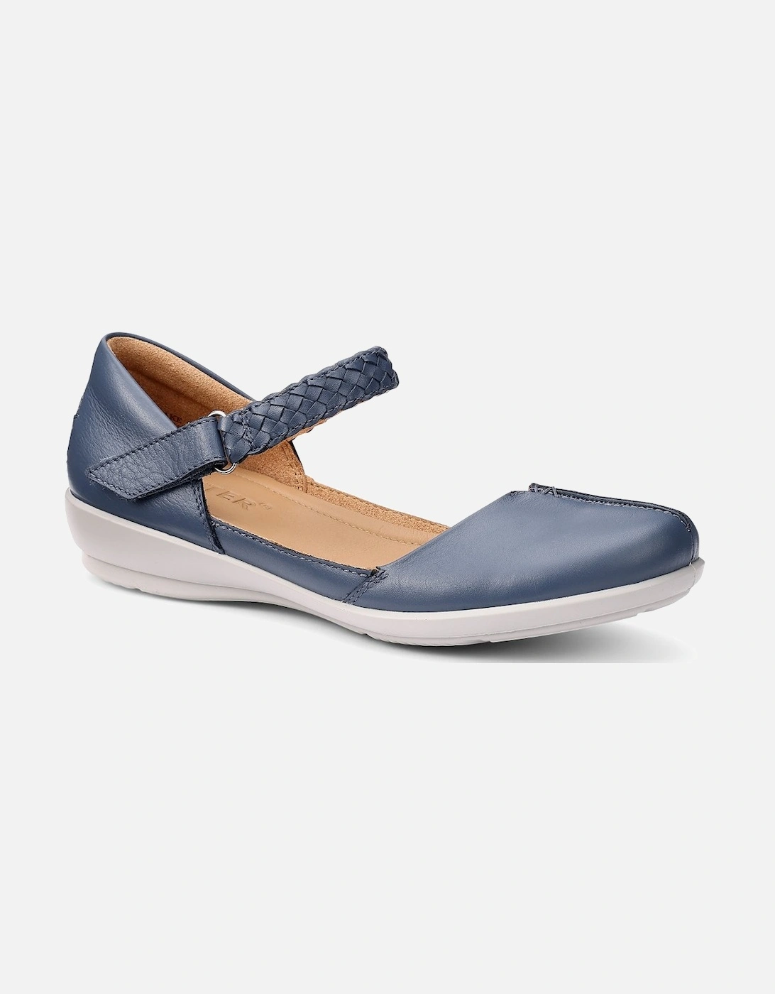 Lake Womens Wide Fit Mary Jane Shoes, 5 of 4