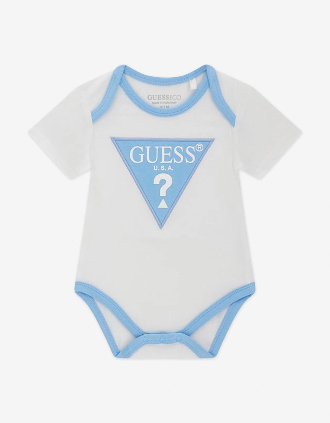 Baby Boys 3 Piece Bodysuit Set in Blue