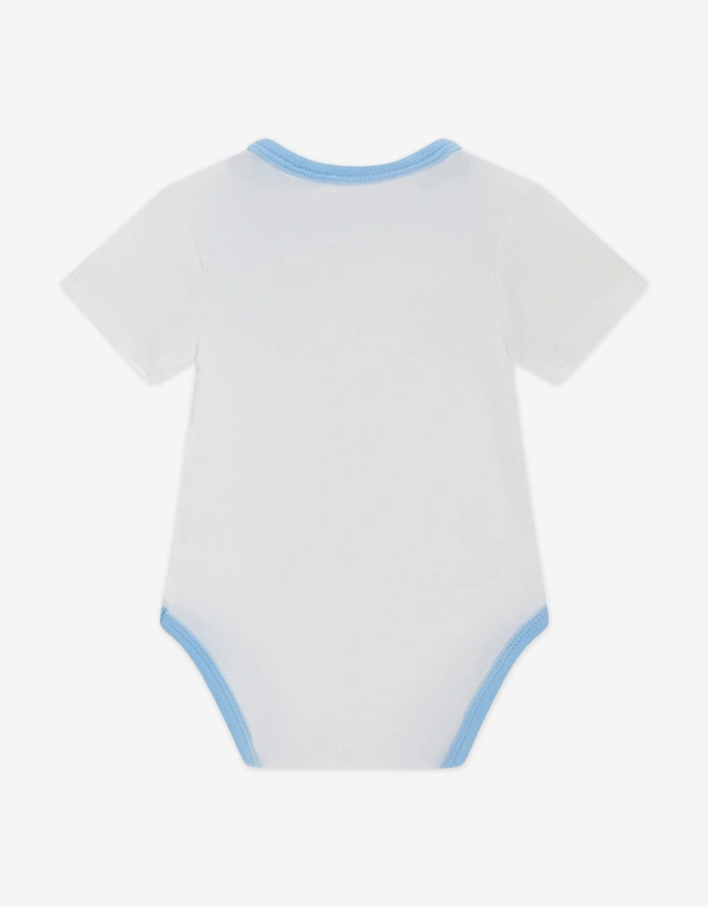 Baby Boys 3 Piece Bodysuit Set in Blue