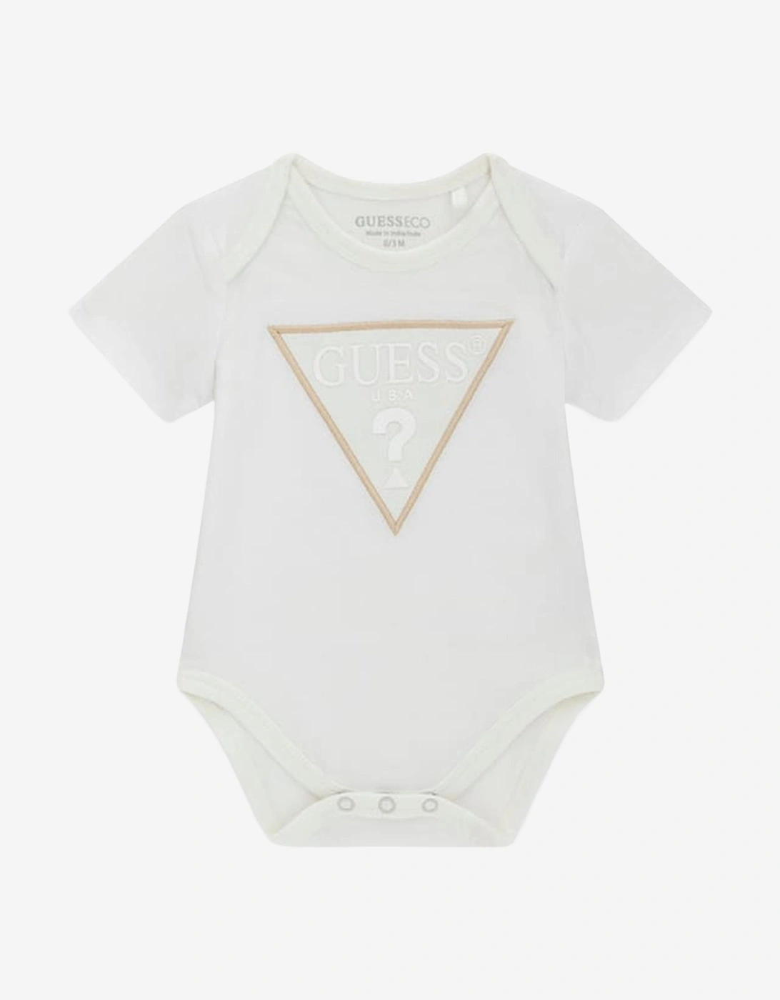 Baby 3 Piece Bodysuit Set in Ivory