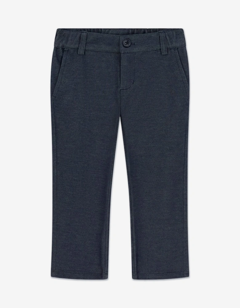 Boys Shirt and Trousers Set in Blue