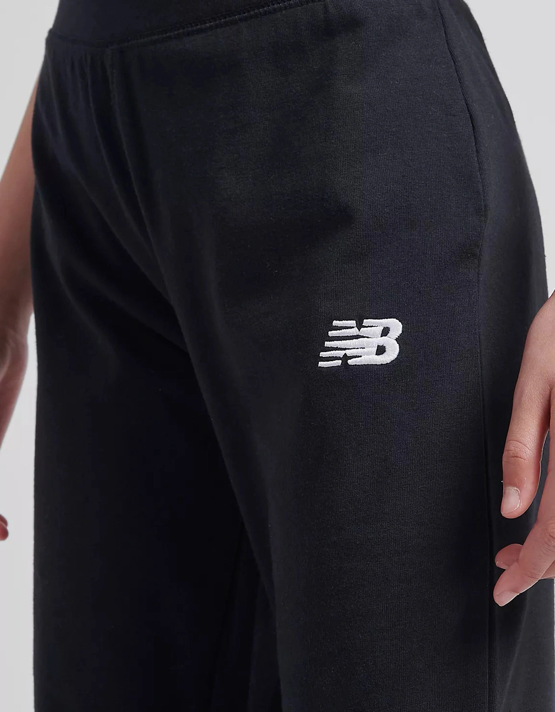 Girls Small Logo Flare Leggings in Black