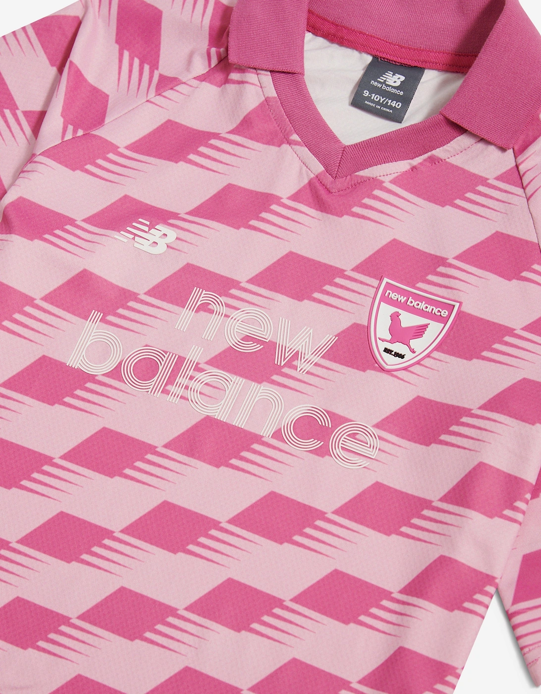 Girls Megaspeed AOP Football T-Shirt in Pink