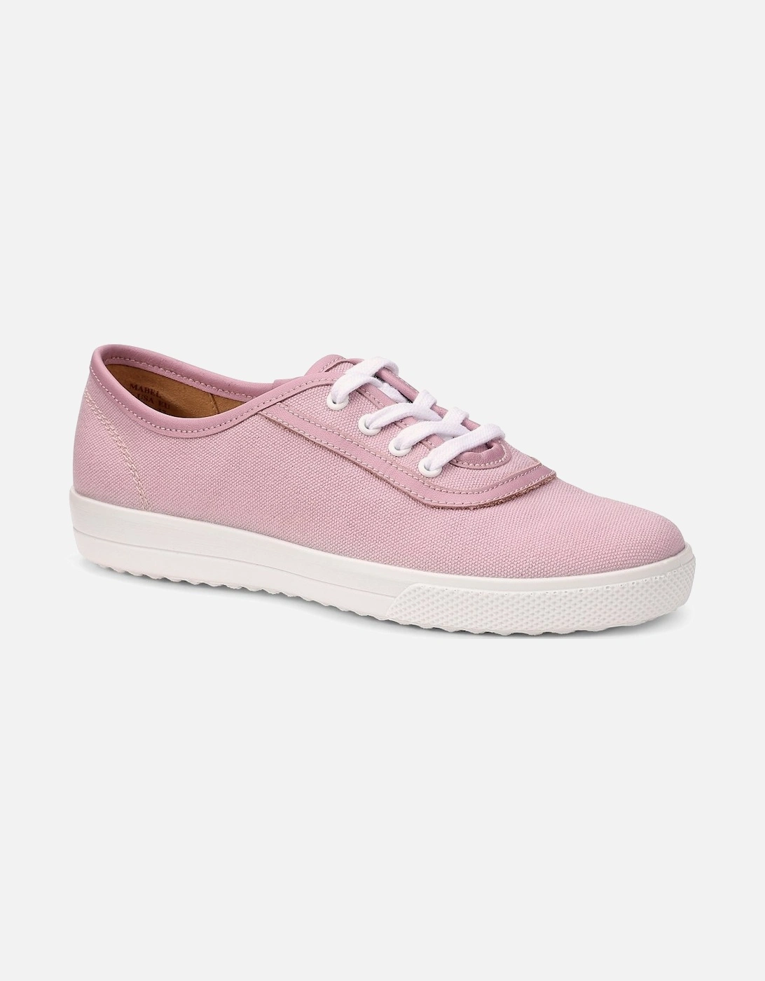 Hotter Women's Pink Mabel Canvas Shoes - Size: 4