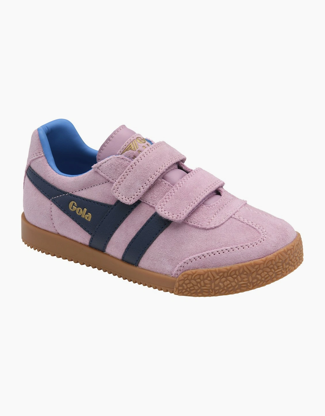 Gola Girls Purple 'S Harrier Strap Trainers - Size: 1 Kids