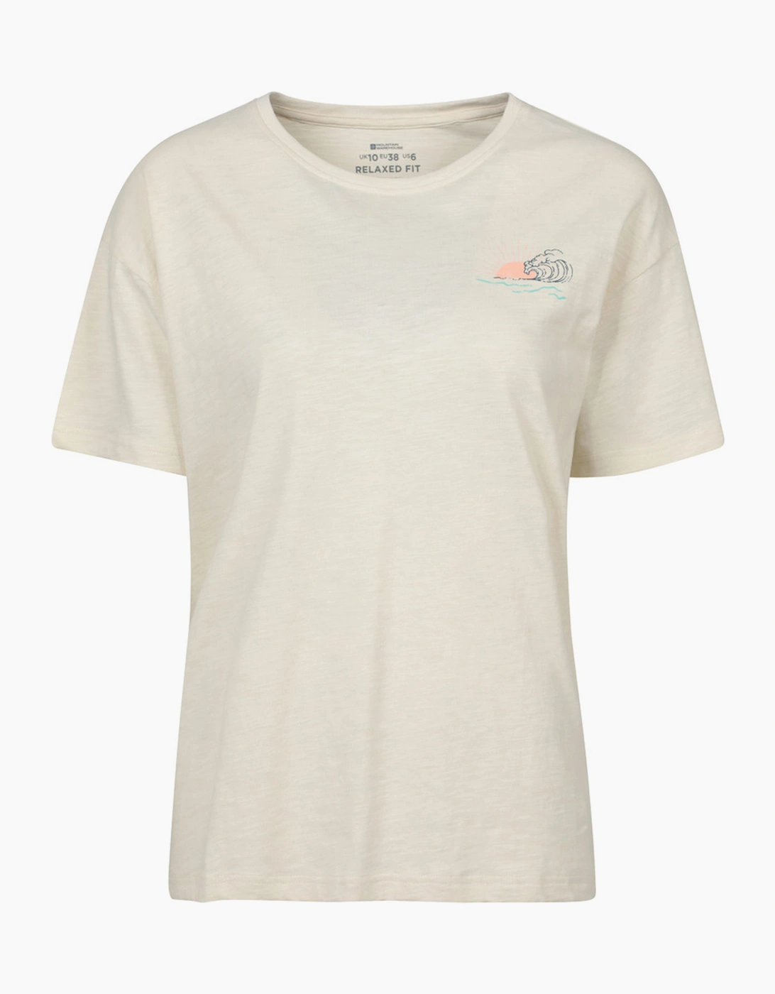 Mountain Warehouse Women's Mountain Warehouse Womens/Ladies Sea Circle Relaxed Fit T-Shirt - Cream