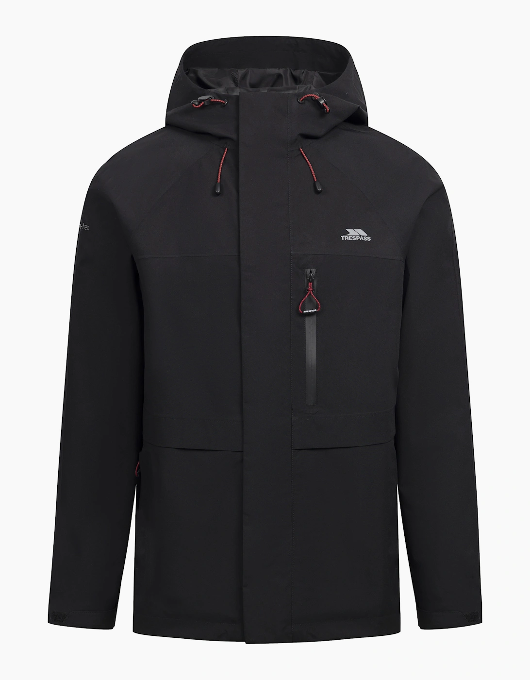 Trespass Men's Black Carnish Waterproof Jacket - Size: 40/Regular