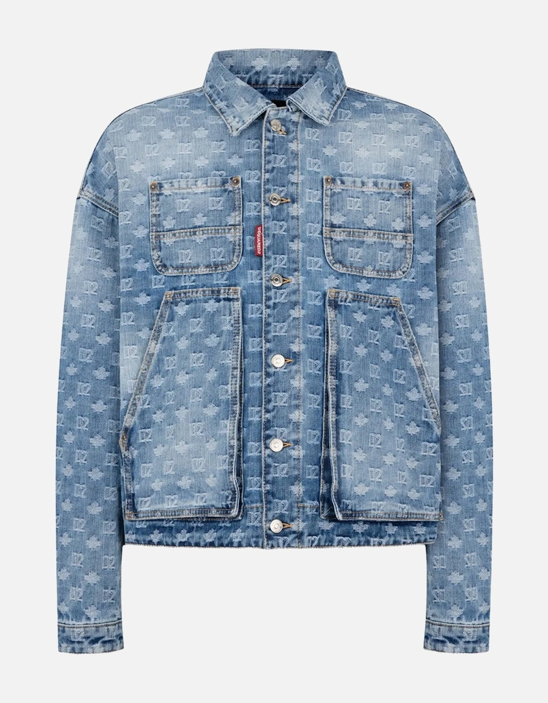 Denim Utility Jacket Blue, 2 of 1