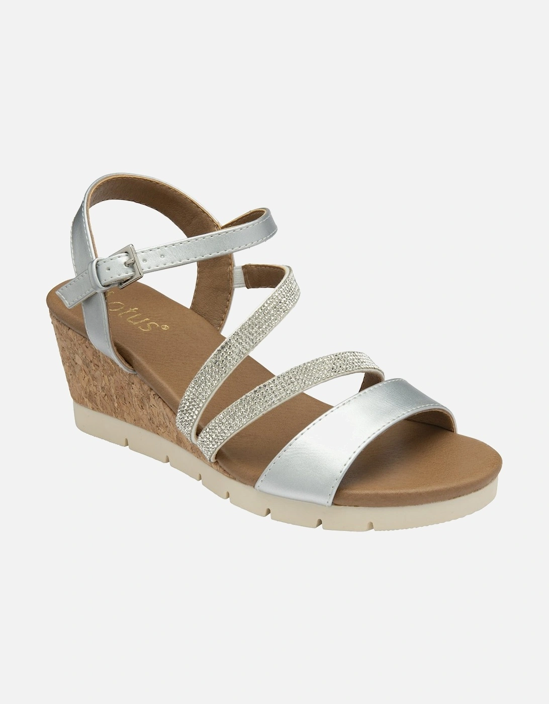 Lotus Women's Brown Goldie Wedge Sandals Size 4