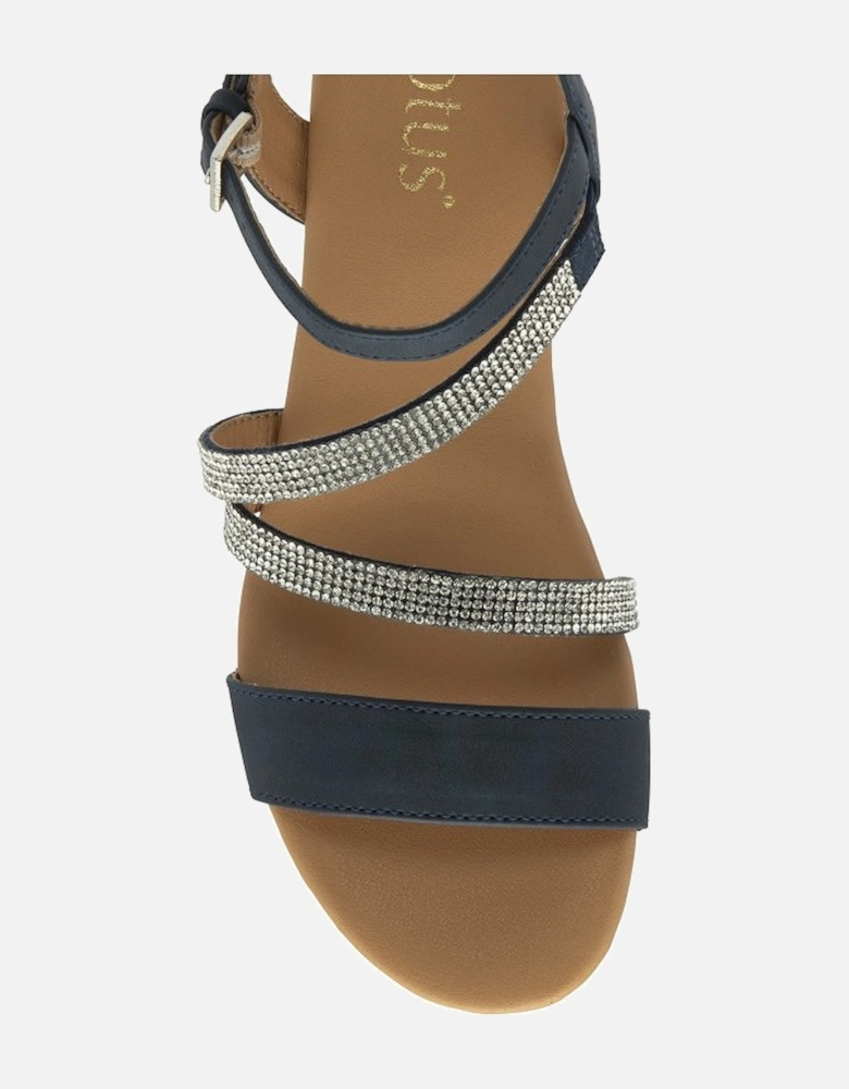 Goldie Womens Wedge Sandals