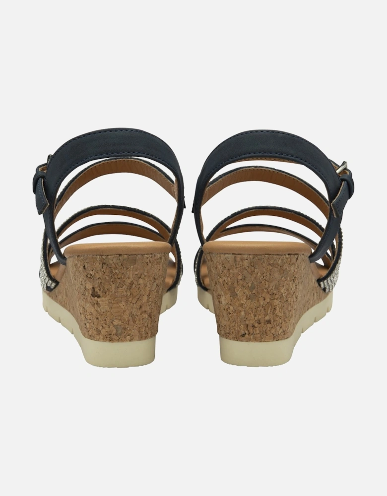 Goldie Womens Wedge Sandals