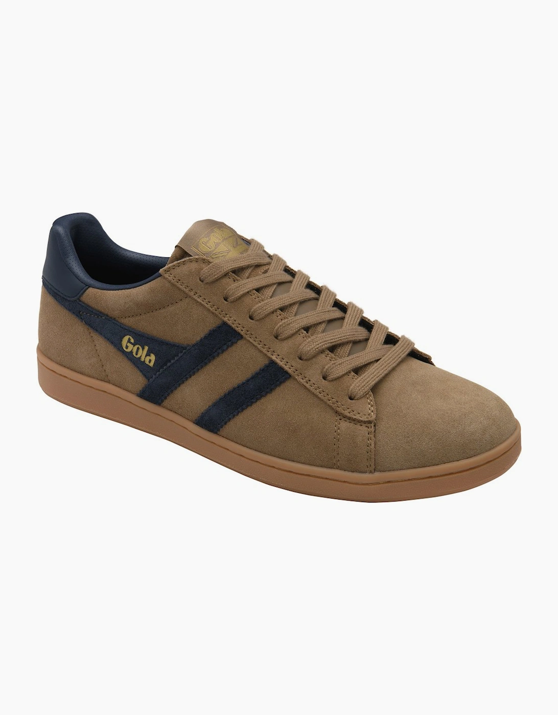 Gola Men's Tan Equipe Ii Suede Trainers - : Size 9