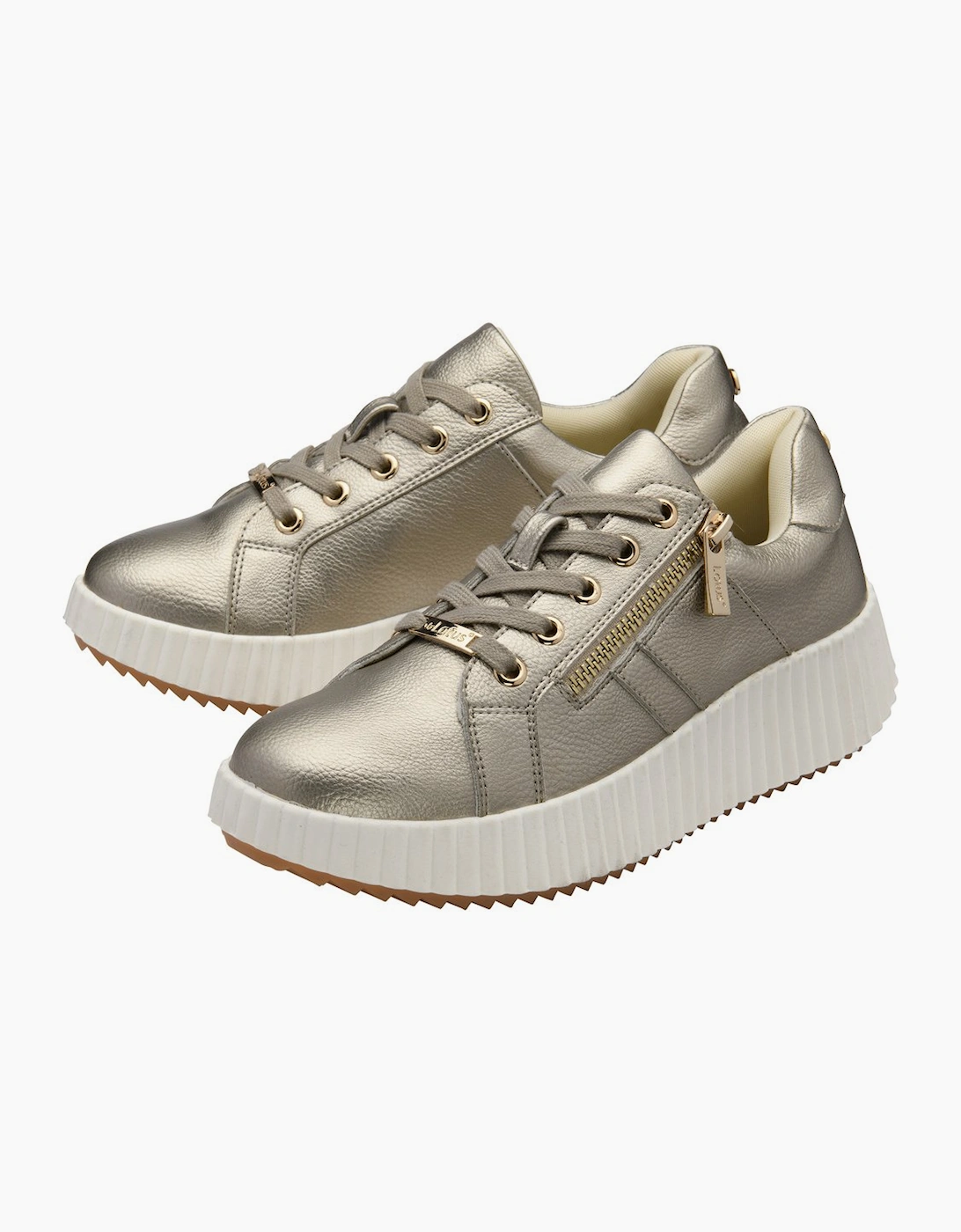 Lotus Women's Kora Trainer - Tan - Size 3 - Image 2