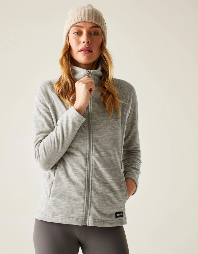 Womens Mayse Peached Marl Full Zip Fleece