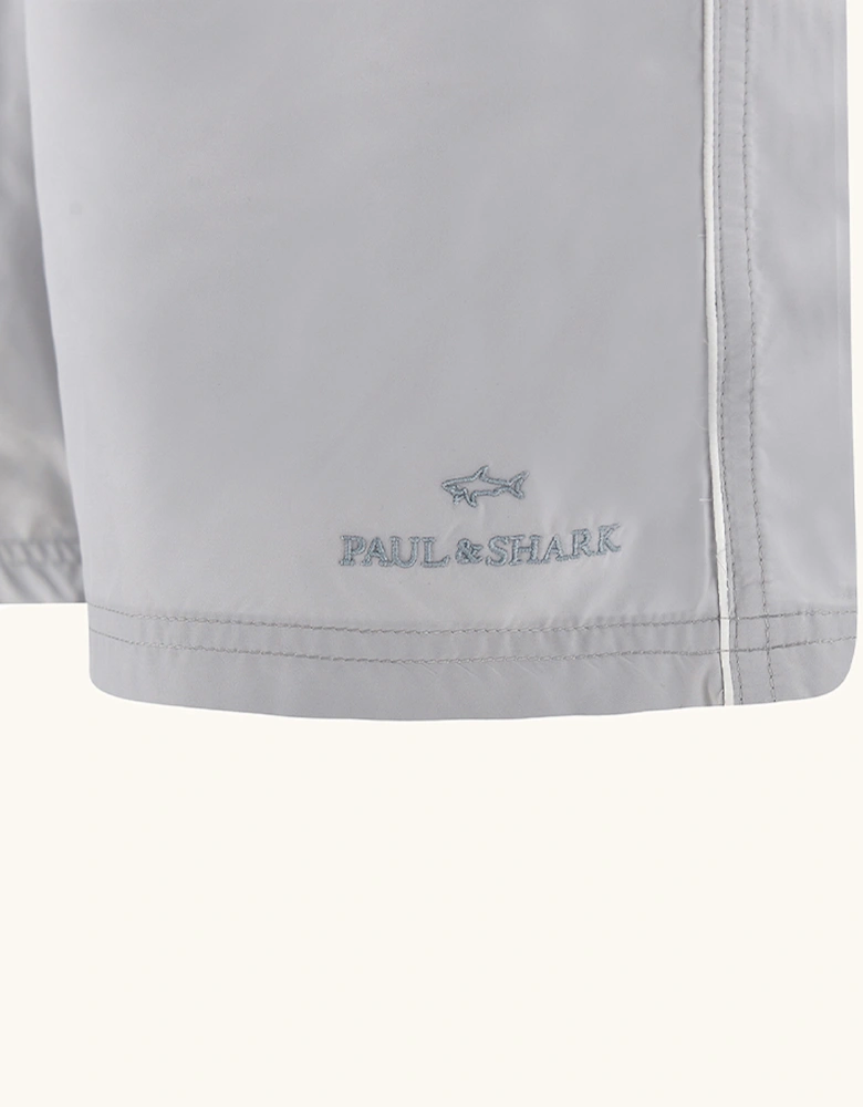 Portofino Swim Shorts in Microfibre with Logo Embroidery