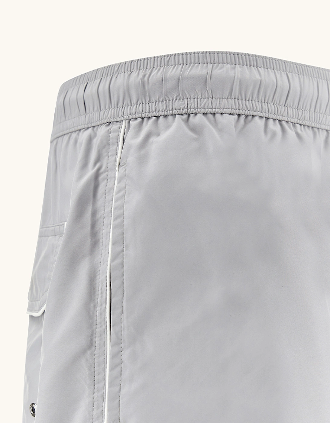 Portofino Swim Shorts in Microfibre with Logo Embroidery