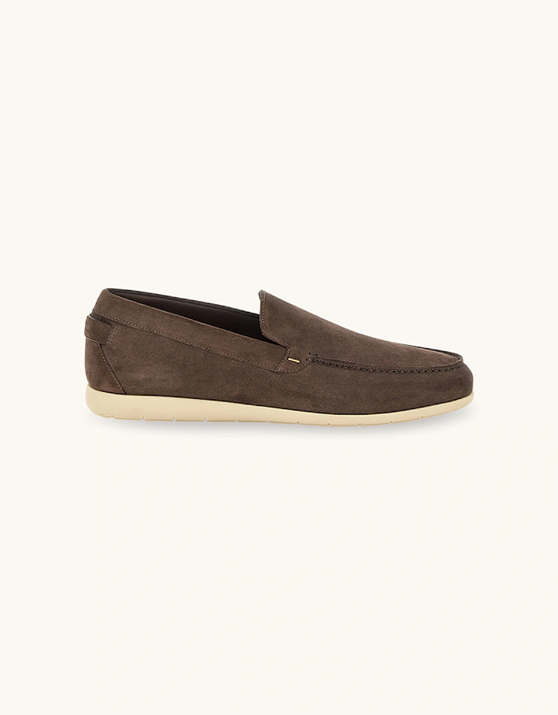 Men's Paul & Shark Portofino Suede Loafers - Brown - Size: 9