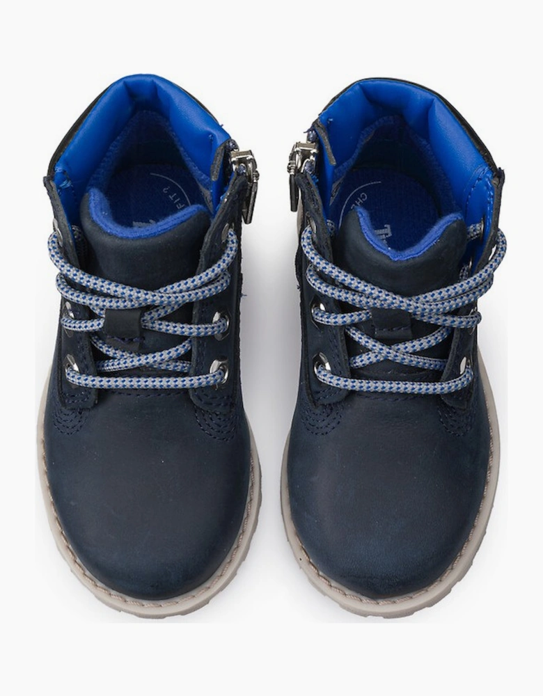 Kids Pokey Pine 6 Inch boot - Navy