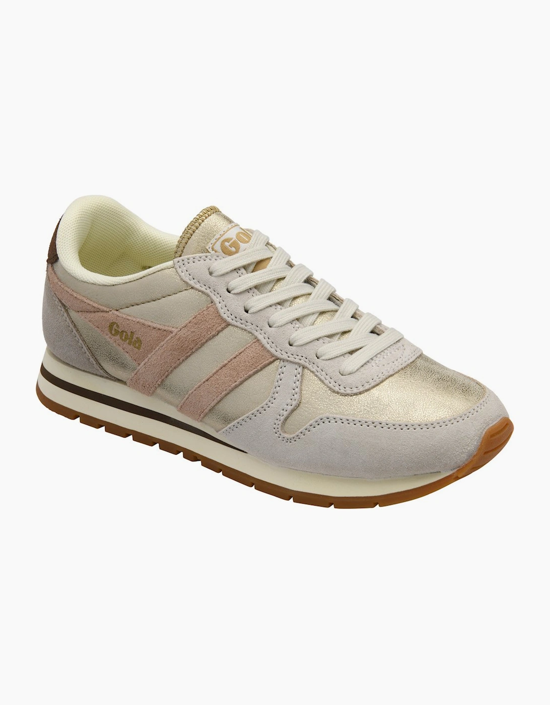 Gola Women's Tan Daytona Blaze Trainers - Size: 3
