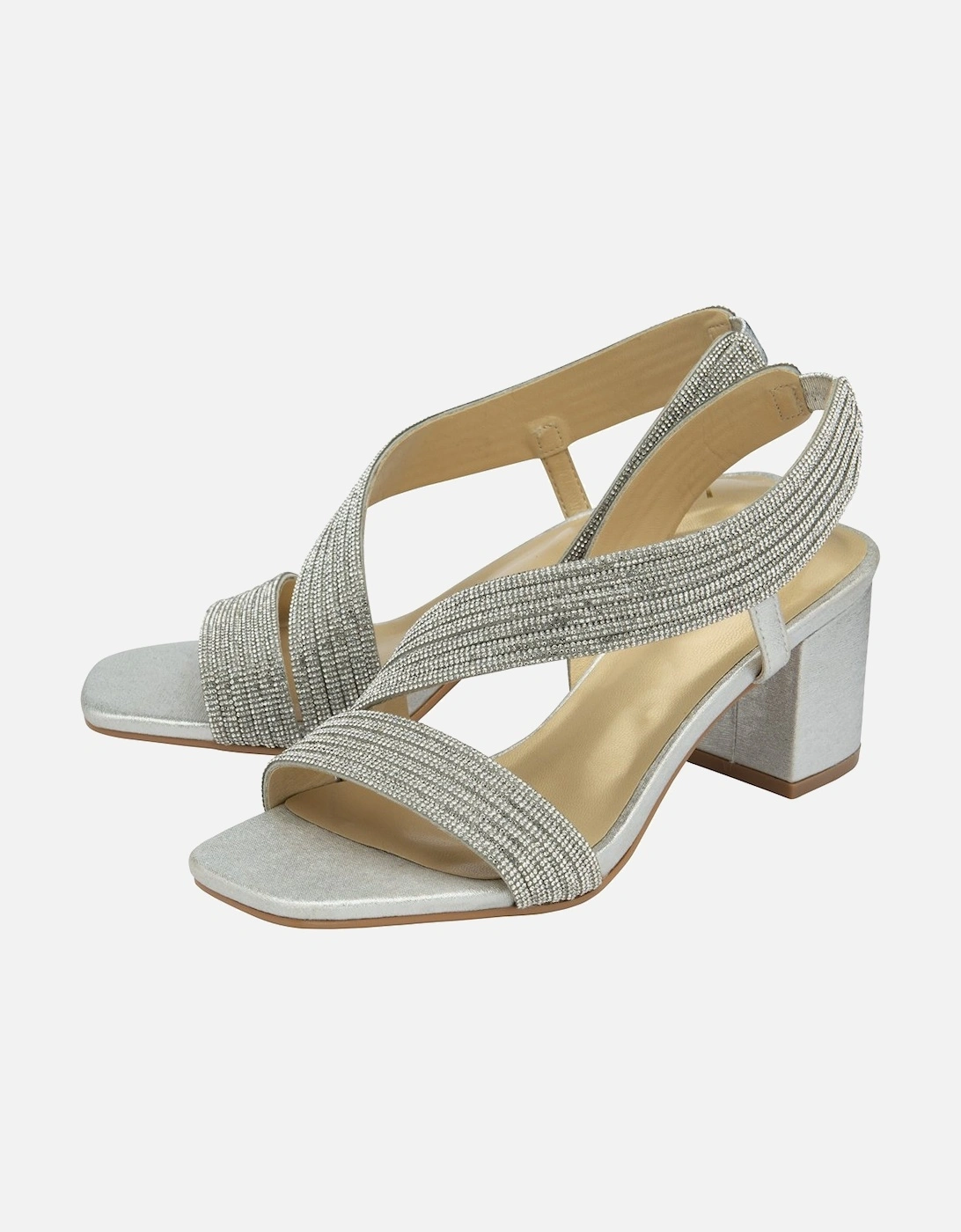 Galacia Womens Heeled Sandals