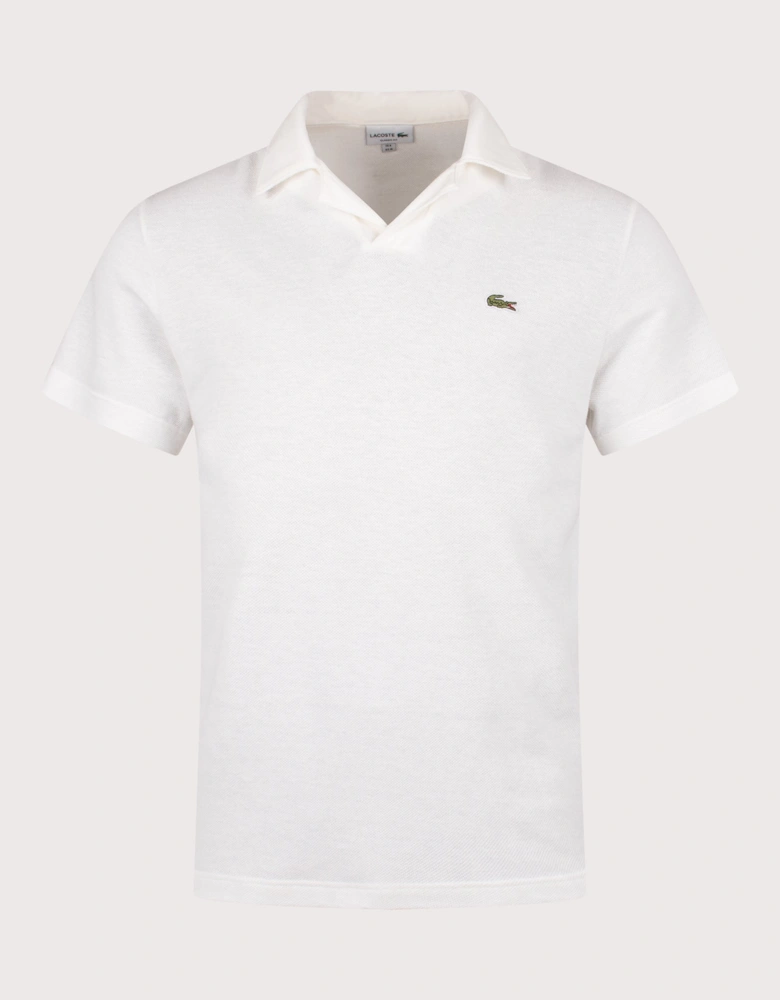 Cotton-Linen Polo Shirt