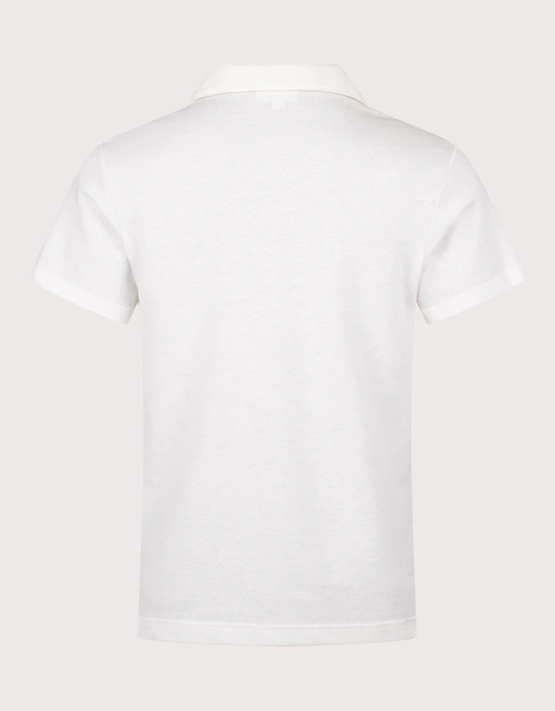 Cotton-Linen Polo Shirt