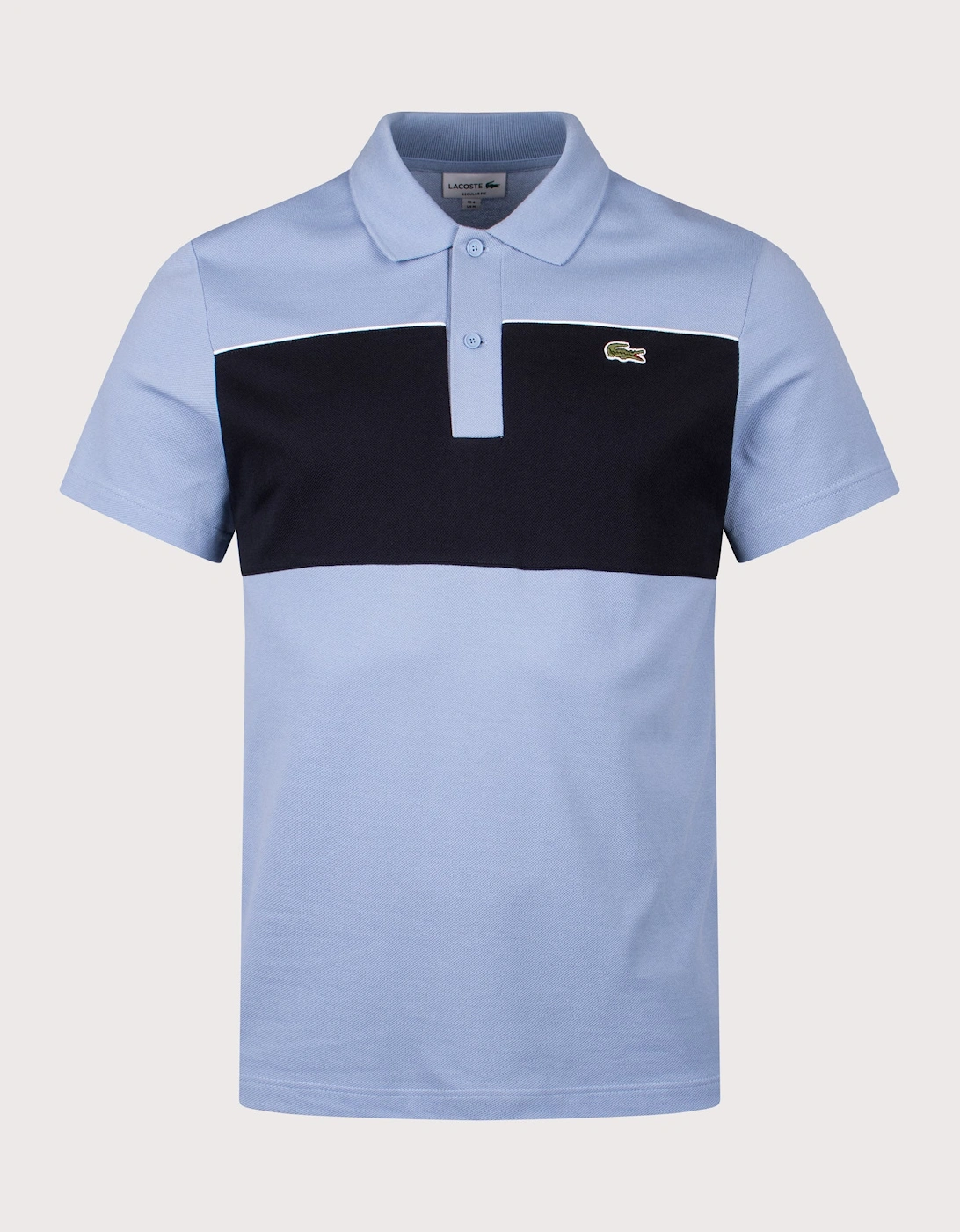 Colour Block Piqué Polo Shirt, 4 of 3