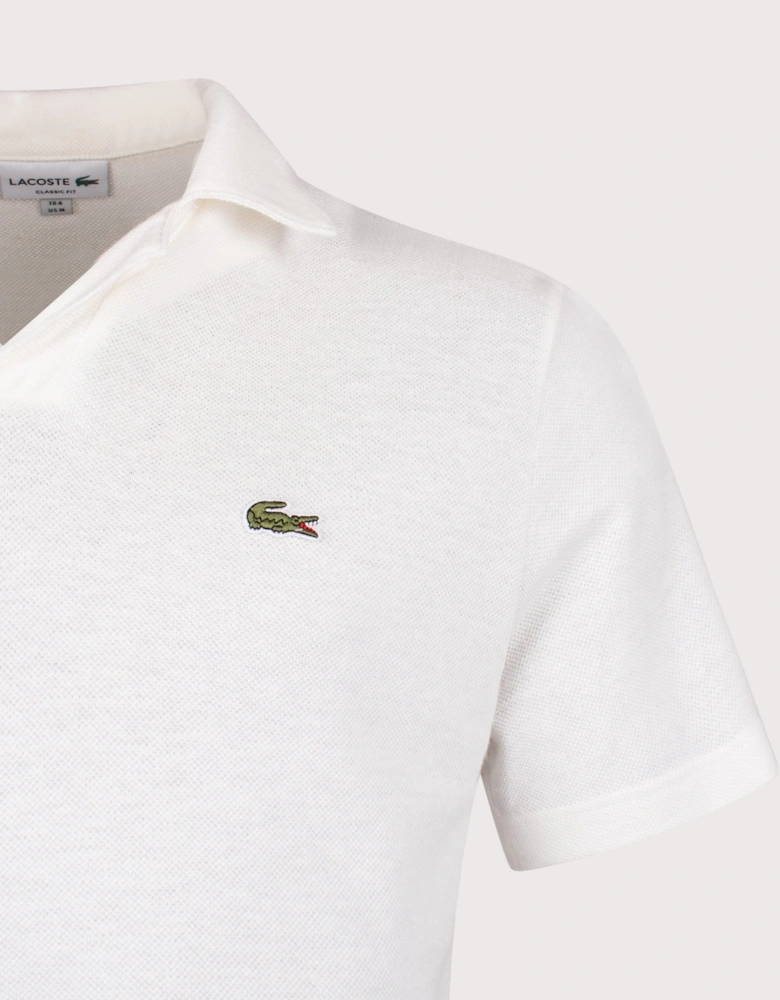 Cotton-Linen Polo Shirt