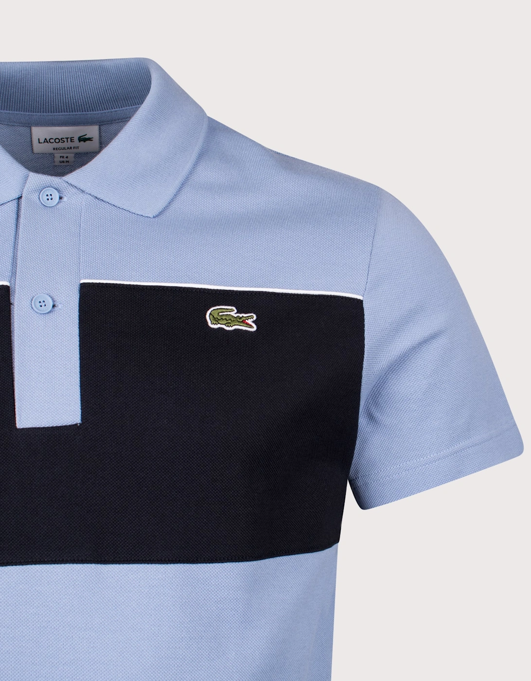 Colour Block Piqué Polo Shirt