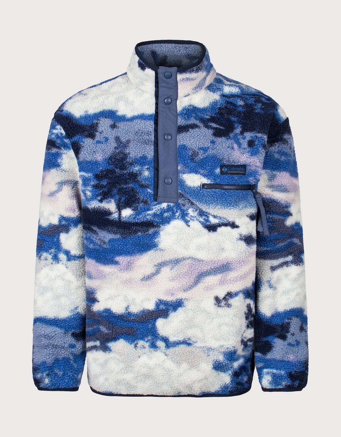 Helvetia II Printed Half Snap Fleece, 4 of 3
