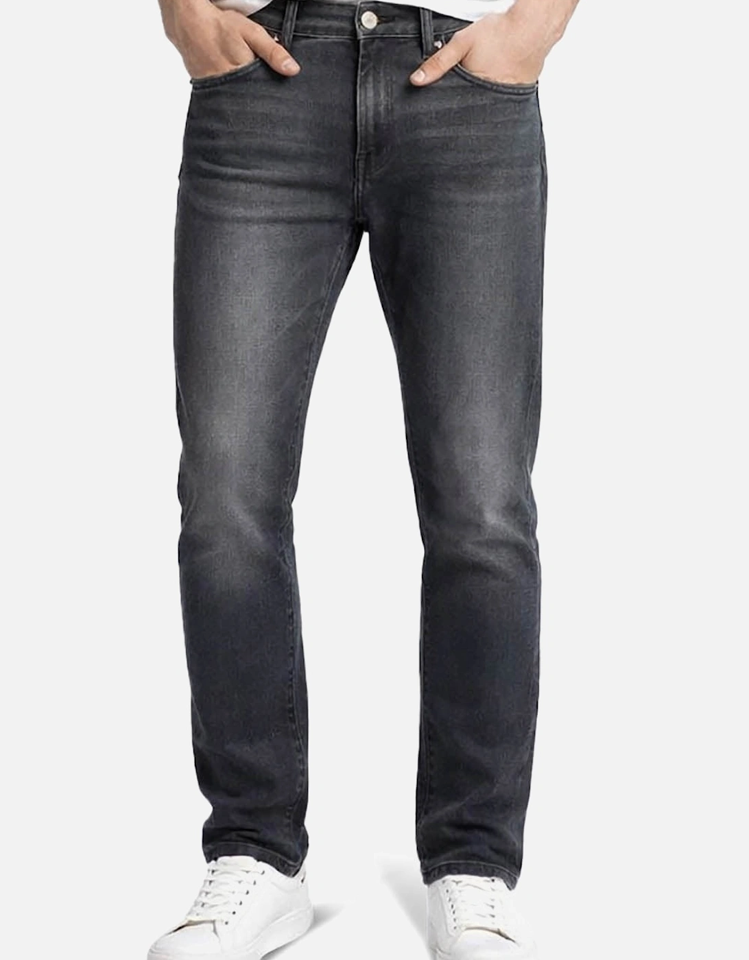 Men's Washed Black L'Homme Slim Fit Jeans
