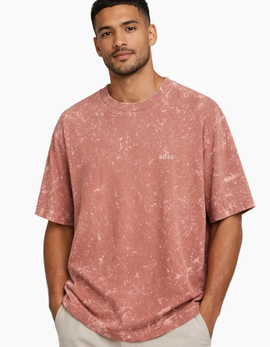 Men's Salmon Pink TeStrong T-Shirt