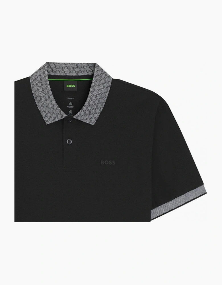 Men's Black Chip Paddy polo shirt