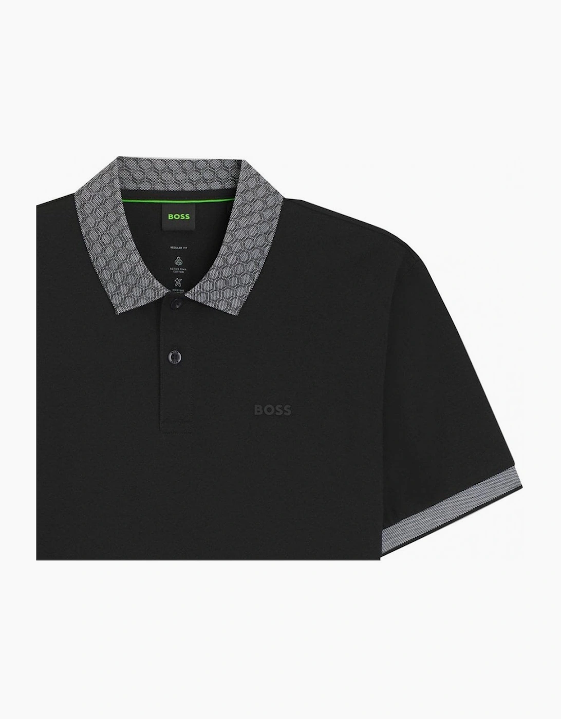 Men's Black Chip Paddy polo shirt
