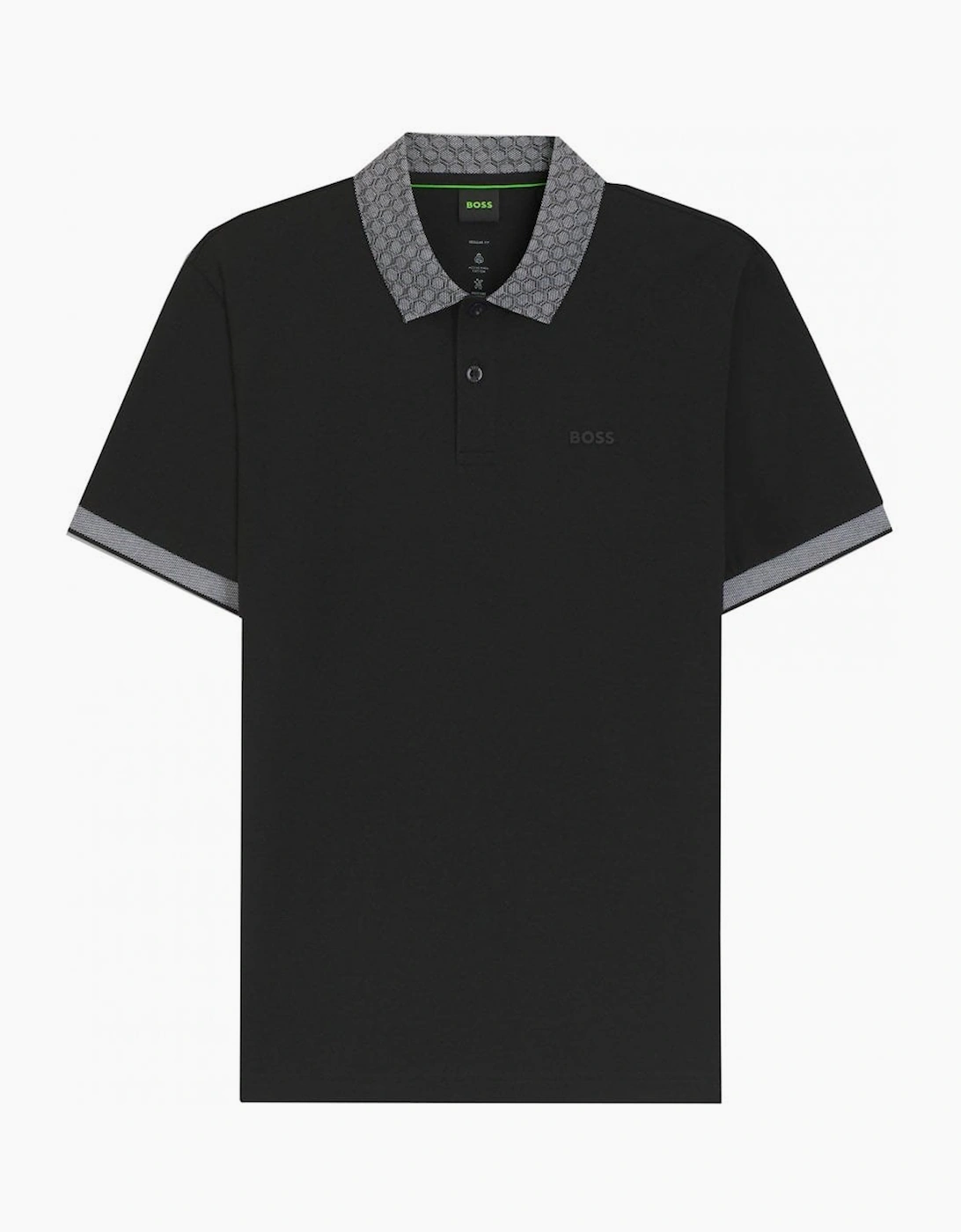 Hugo Boss Men's Black Chip Paddy Polo Shirt - Size: 42