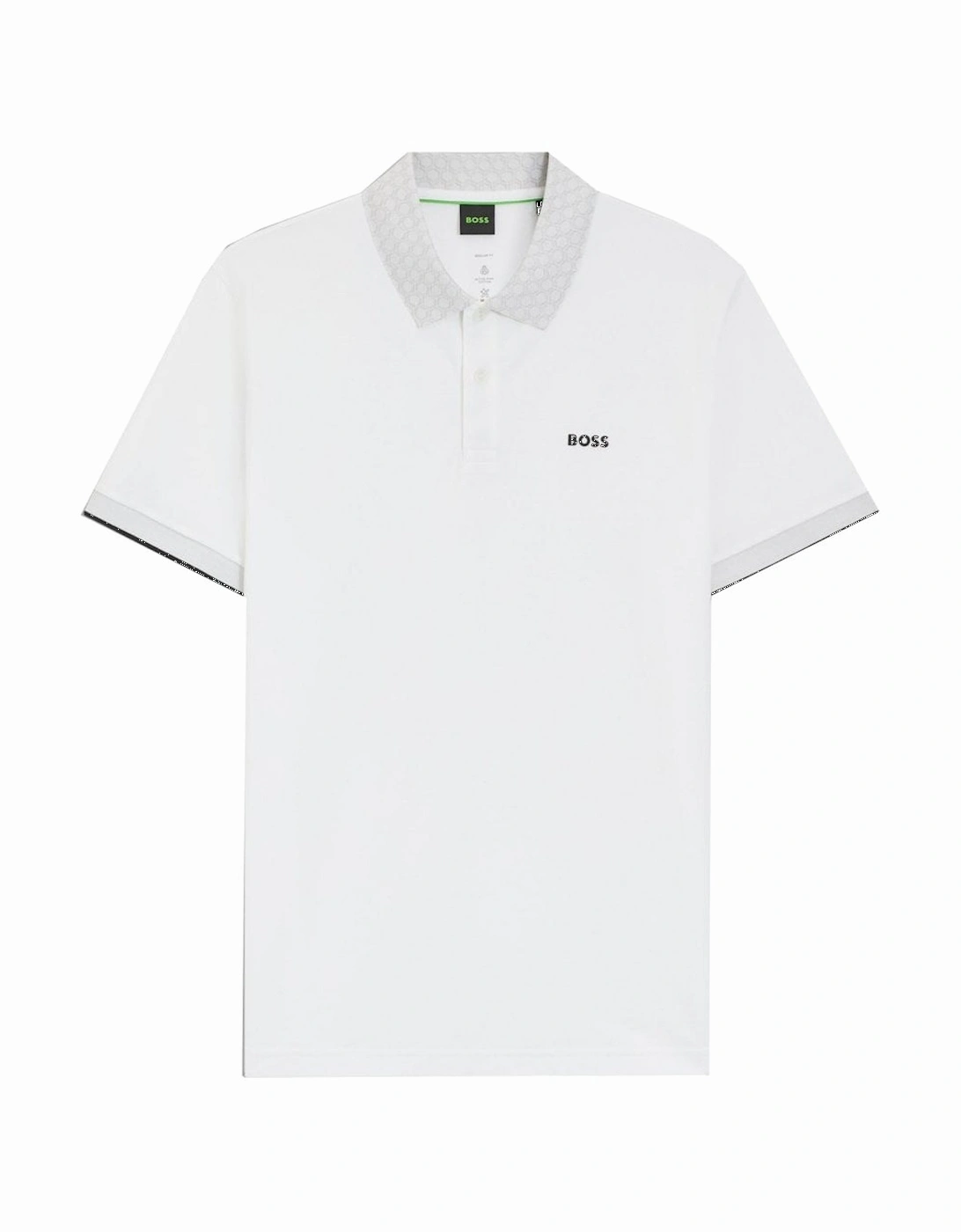 Men's white Chip Paddy polo shirt, 3 of 2