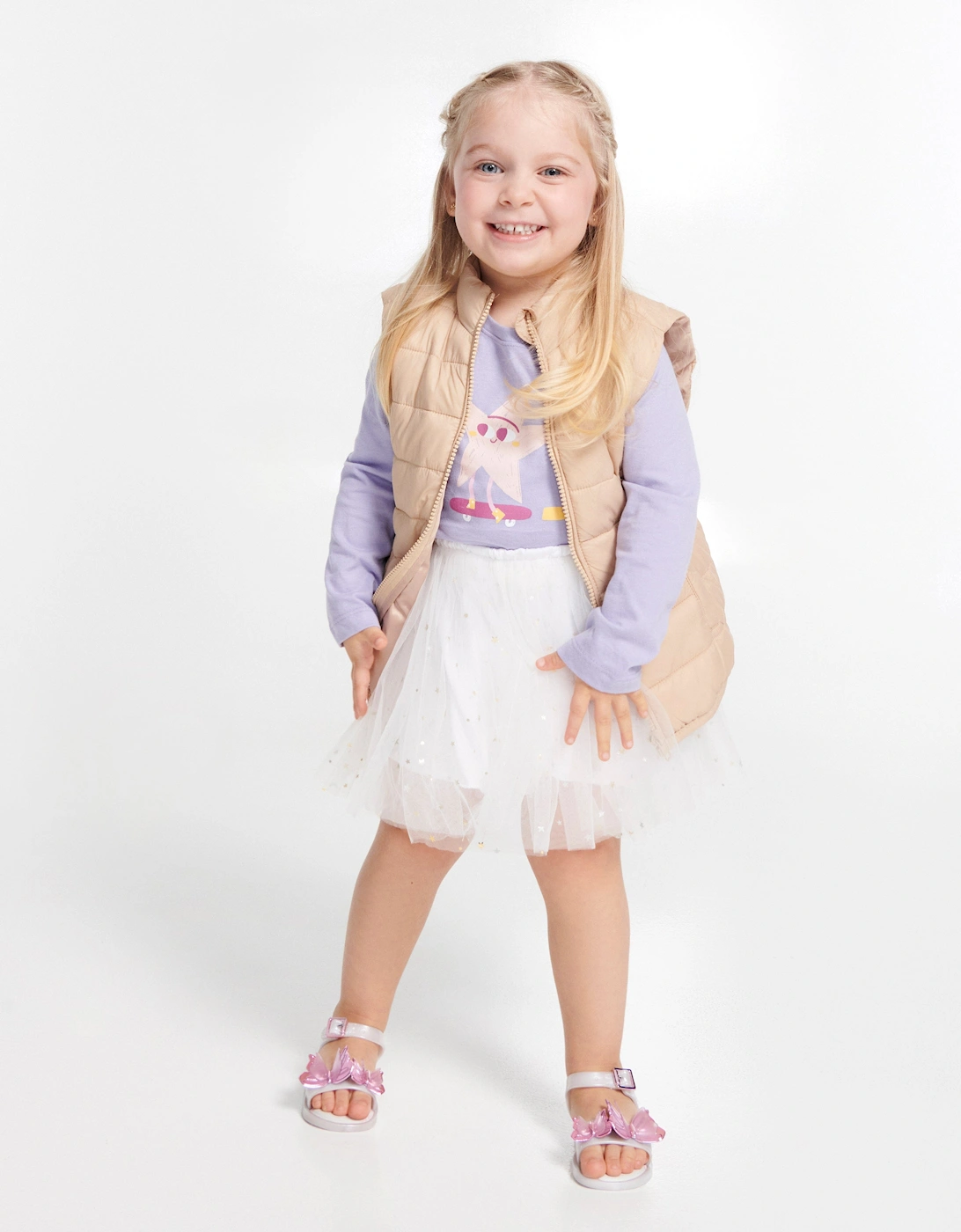 Girls Fly III Sandals in White