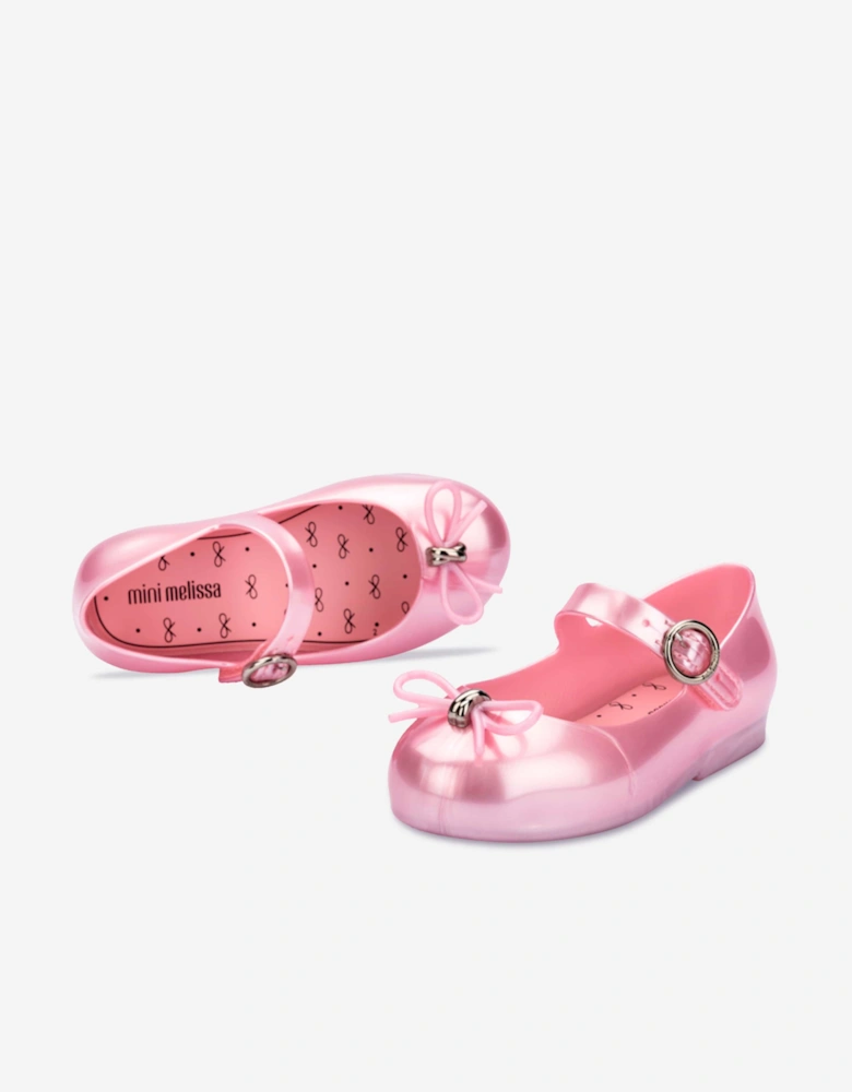 Girls Sweet Love Ballerinas in Pink