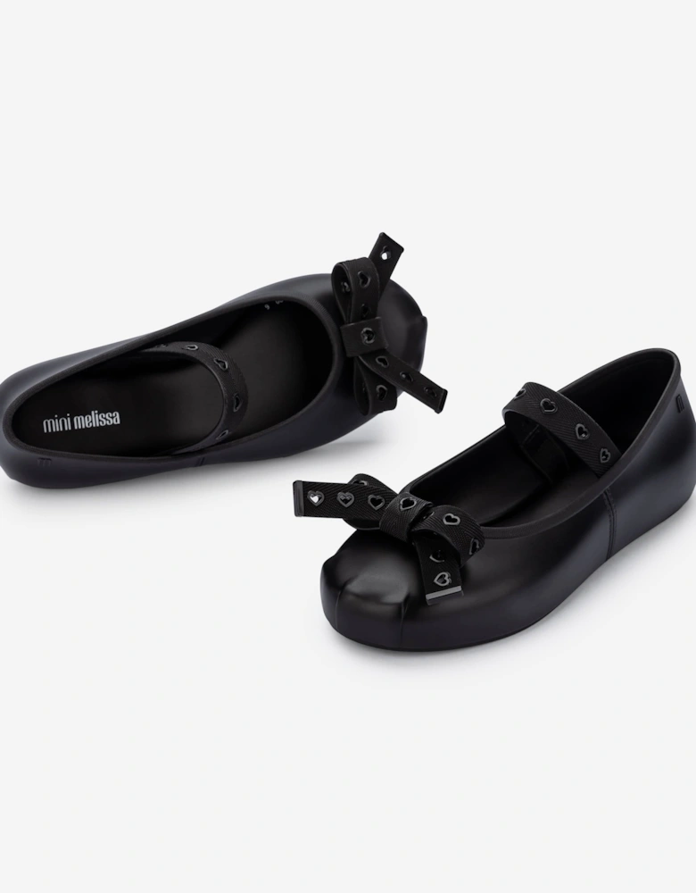 Girls Sophie Crush Ballerinas in Black