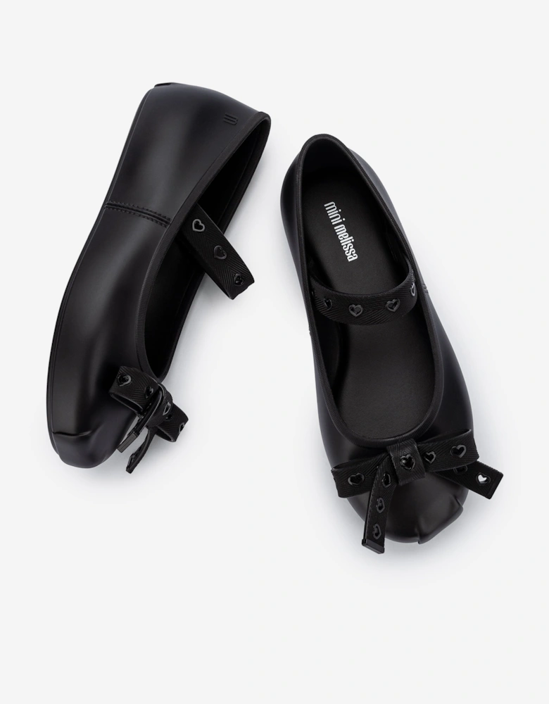 Girls Sophie Crush Ballerinas in Black